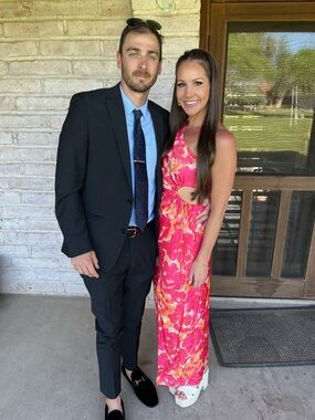 Hello Molly Bright Pink Floral Cutout Maxi Dress